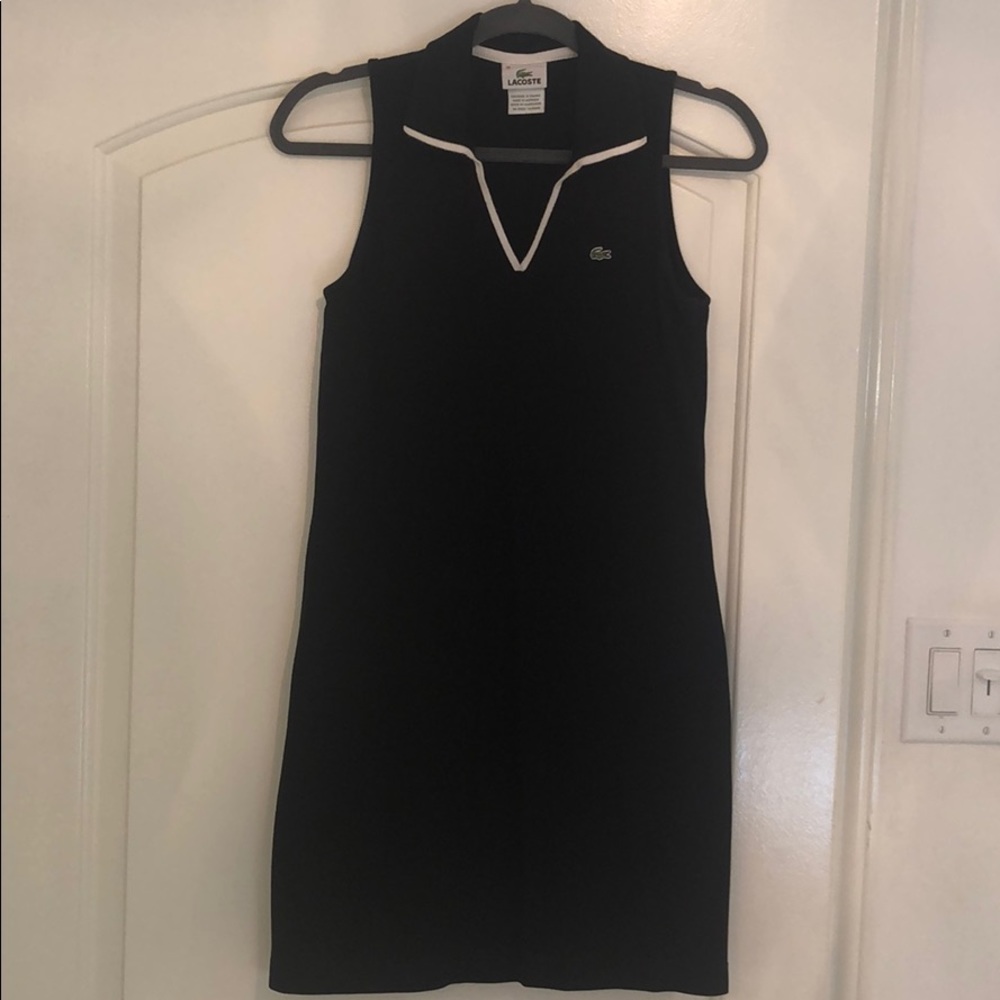 Lacoste sleeveless shirt dress